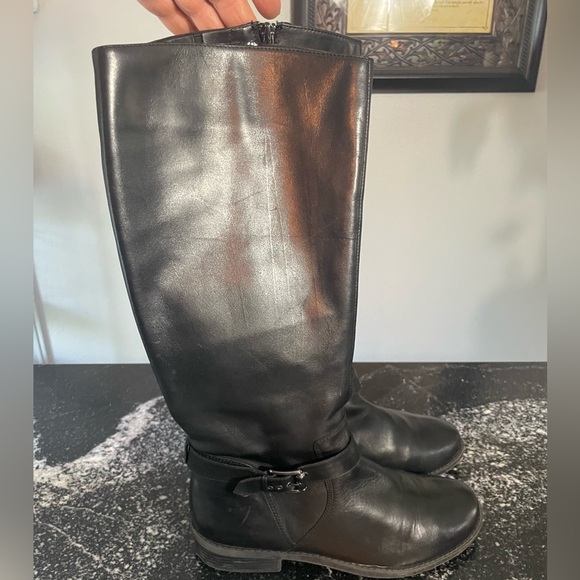 Me Too Black Combat & Moto Boots - Picture 1 of 8